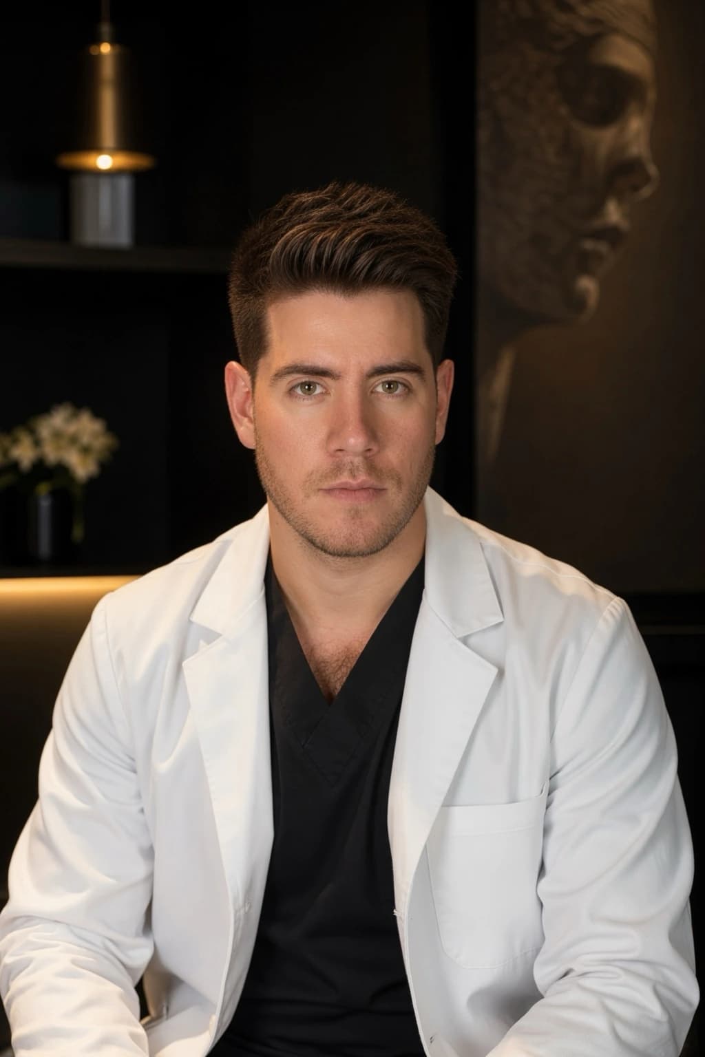 Retrato del Dr. Salvador Cordero en HAUTLAB, Mérida